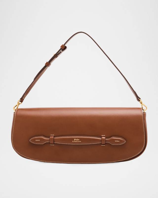 Bellport Leather Long-Flap Clutch